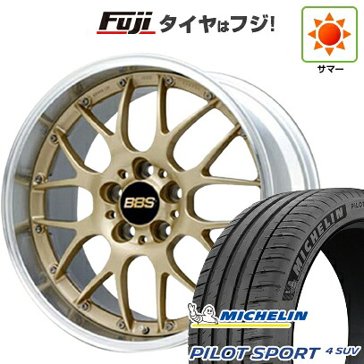 【新品】レクサスNX 2021/11- 夏タイヤ ホイール4本セット 235/50R20 ミシュラン パイロット スポーツ4 SUV BBS JAPAN RS-GT 8.5J 20インチ(送料無料)