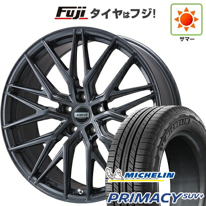 【新品】40系アルファード/ヴェルファイア用 夏タイヤ ホイール4本セット 225/55R19 103 H XL DT ミシュラン プライマシーSUV+ プレミックス MER XMESH ディープグレー(平座ナット) 7J 19インチ(送料無料)|フジコーポレーション