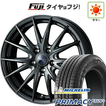 【新品】40系アルファード/ヴェルファイア用 夏タイヤ ホイール4本セット 225/55R19 ミシュラン プライマシーSUV+ WEDS ウェッズ ヴェルバ スポルトII トヨタ車専用 7J 19インチ(送料無料)