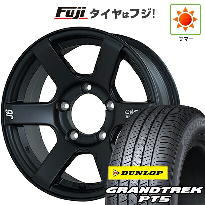 【新品】ジムニーシエラ/ジムニーノマド 夏タイヤ ホイール4本セット 215/70R16 ダンロップ グラントレック PT5 ドゥオール CST ZERO-1 ハイパーJ6 6J 16インチ(送料無料)