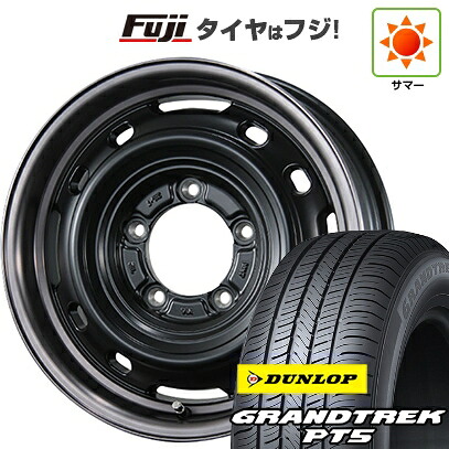 【新品】ジムニーシエラ/ジムニーノマド 夏タイヤ ホイール4本セット 215/70R16 ダンロップ グラントレック PT5 シーエルリンク UNIONRIM TX 6J 16インチ(送料無料)|フジコーポレーション