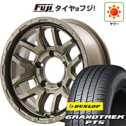 【新品】ジムニーシエラ/ジムニーノマド 夏タイヤ ホイール4本セット 215/70R16 ダンロップ グラントレック PT5 RAYS レイズ デイトナ F6ブースト 6J 16インチ(送料無料)|フジコーポレーション
