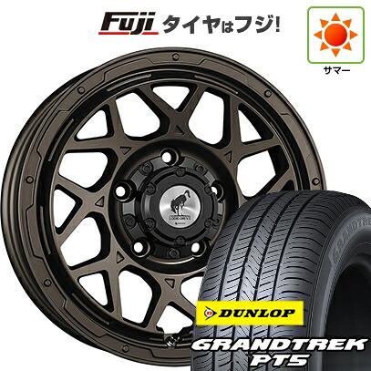 【新品】ジムニーシエラ/ジムニーノマド 夏タイヤ ホイール4本セット 215/70R16 ダンロップ グラントレック PT5 スーパースター ロディオドライブ 8M MONO 6J 16インチ(送料無料)｜フジコーポレーション 186,400円