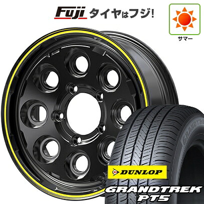 【新品】ジムニー 夏タイヤ ホイール4本セット 175/80R16 ダンロップ グラントレック PT5 共豊 PPX ミルエイト 5.5J 16インチ(送料無料)｜フジコーポレーション