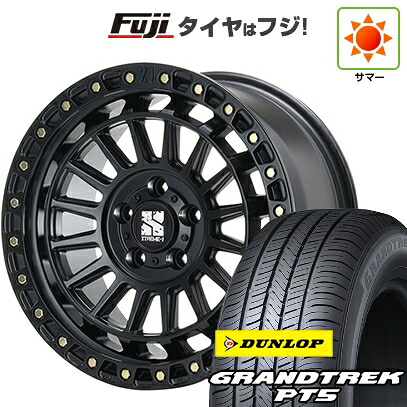 【新品】デリカD5 夏タイヤ ホイール4本セット 225/70R16 ダンロップ グラントレック PT5 MLJ エクストリームJ XJ08 7J 16インチ(送料無料)｜フジコーポレーション