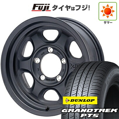 【新品】ジムニーシエラ/ジムニーノマド 夏タイヤ ホイール4本セット 215/70R16 ダンロップ グラントレック PT5 ショウワガレージ ゼノ 6J 16インチ(送料無料)