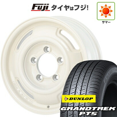 【新品】ジムニーシエラ/ジムニーノマド 夏タイヤ ホイール4本セット 225/70R16 ダンロップ グラントレック PT5 アピオ ワイルドボア SR+ 6J 16インチ(送料無料)