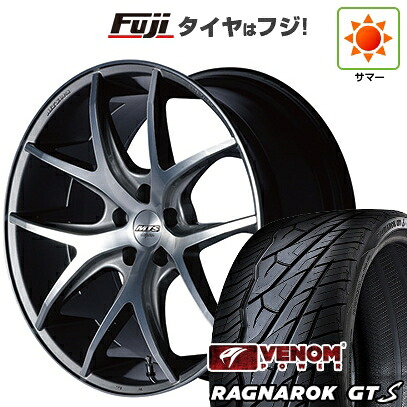 【新品国産車用5穴114.3】 夏タイヤ ホイール4本セット 235/35R20 ヴェノムパワー ラグナロクGTS BSW(限定) エムテクノ M.T.S.JAPAN SSL5 8.5J 20インチ(送料無料)