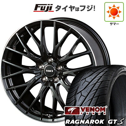 【新品国産車用5穴114.3】 夏タイヤ ホイール4本セット 235/35R20 ヴェノムパワー ラグナロクGTS BSW(限定) TOMS トムス(トヨタ車専用) TH05 8.5J 20インチ(送料無料)