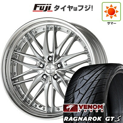 【新品国産車用5穴114.3】 夏タイヤ ホイール4本セット 255/30R22 ヴェノムパワー ラグナロクGTS BSW(限定) WORK ワーク シュヴァート クヴェルII 9J 22インチ(送料無料)
