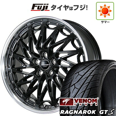 【新品国産車用5穴114.3】 夏タイヤ ホイール4本セット 235/35R20 ヴェノムパワー ラグナロクGTS BSW(限定) トピー ドルフレン エクスクルーシブ TLM-02 数量限定 8.5J 20インチ(送料無料)