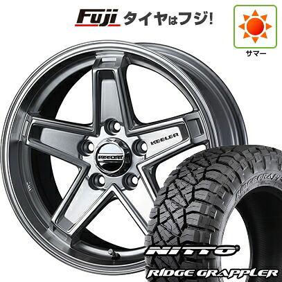 【パンク保証付き】【新品】デリカD5 夏タイヤ ホイール4本セット 245/70R16 ニットー リッジグラップラー WEDS ウェッズアドベンチャー キーラータクティクス ハイパーシルバー 7J 16インチ(送料無料)