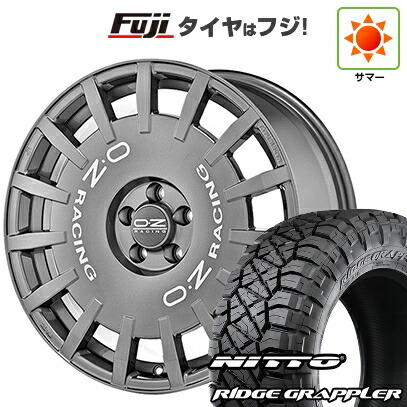 【パンク保証付き】【新品】デリカD5 夏タイヤ ホイール4本セット 245/70R16 ニットー リッジグラップラー OZ ラリーレーシング 7J 16インチ(送料無料) 129,550円