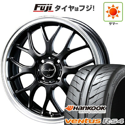 【新品国産車用5穴100】 夏タイヤ ホイール4本セット 215/45R17 ハンコック ヴェンタス R-S4 Z232 ブレスト ユーロスポーツ タイプ805 セミグロスブラック 7J 17インチ(送料無料)