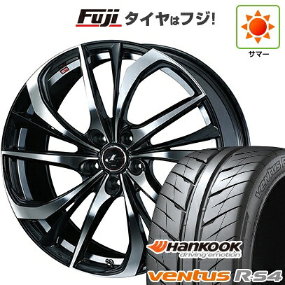 【新品国産車用5穴100】 夏タイヤ ホイール4本セット 215/45R17 ハンコック ヴェンタス R-S4 Z232 WEDS ウェッズ レオニス TE 7J 17インチ(送料無料)｜フジコーポレーション