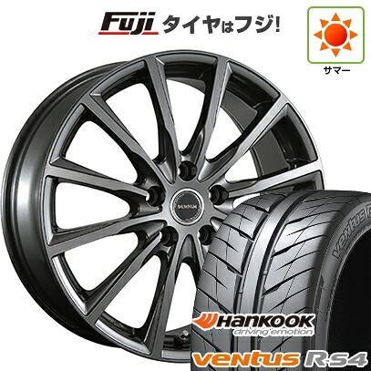 【新品国産車用5穴100】 夏タイヤ ホイール4本セット 215/45R17 ハンコック ヴェンタス R-S4 Z232 ブリヂストン バルミナ AR12 7J 17インチ(送料無料)