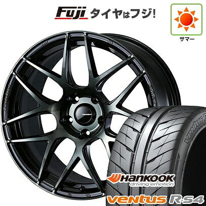 【新品国産車用5穴100】 夏タイヤ ホイール4本セット 215/45R17 ハンコック ヴェンタス R-S4 Z232 WEDS ウェッズスポーツ SA-27R【限定】 7J 17インチ(送料無料)