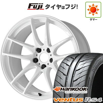 【新品国産車用5穴100】 夏タイヤ ホイール4本セット 215/45R17 ハンコック ヴェンタス R-S4 Z232 WORK ワーク エモーション CR Shigoku 7J 17インチ(送料無料)