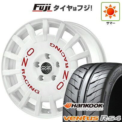 【新品国産車用5穴100】 夏タイヤ ホイール4本セット 215/45R17 ハンコック ヴェンタス R-S4 Z232 OZ ラリーレーシング 7J 17インチ(送料無料)|フジコーポレーション