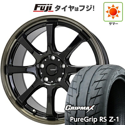 【新品国産車用5穴114.3】 夏タイヤ ホイール4本セット 205/55R16 グリップマックス ピュアグリップ RS Z-1(限定2023年製) ホットスタッフ ジースピード P-08 6.5J 16インチ(送料無料)