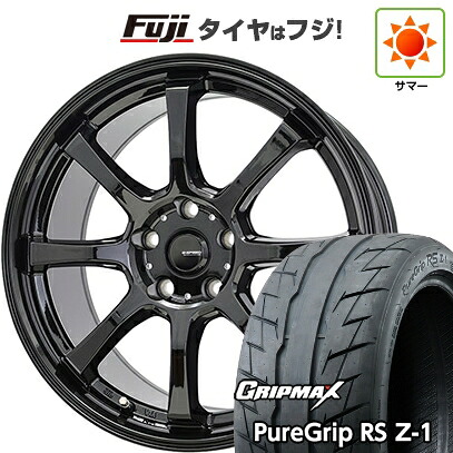 【新品国産車用5穴114.3】 夏タイヤ ホイール4本セット 205/55R16 グリップマックス ピュアグリップ RS Z-1(限定2023年製) ホットスタッフ ジースピード G-08 6.5J 16インチ(送料無料)