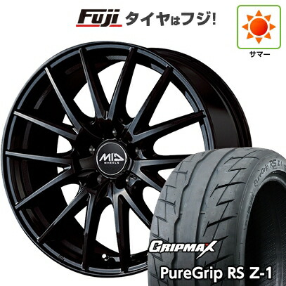 【新品国産車用5穴100】 夏タイヤ ホイール4本セット 205/55R16 グリップマックス ピュアグリップ RS Z-1(限定2023年製) MID WHEELS SQ27 6.5J 16インチ(送料無料)
