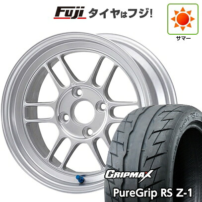 【新品国産車用5穴114.3】 夏タイヤ ホイール4本セット 205/55R16 グリップマックス ピュアグリップ RS Z-1(限定2023年製) ENKEI エンケイ Racing RP-F1 7J 16インチ(送料無料)
