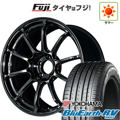 【パンク保証付き】【新品国産車用5穴114.3】 夏タイヤ ホイール4本セット 225/45R19 ヨコハマ ブルーアース RV-03 ヨコハマ アドバンレーシング RSIII 8.5J 19インチ(送料無料) 180,300円