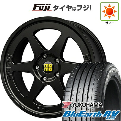 【パンク保証付き】【新品国産車用5穴114.3】 夏タイヤ ホイール4本セット 225/55R18 ヨコハマ ブルーアース RV-03 モモ ヘリテージ 6 8J 18インチ(送料無料)|フジコーポレーション