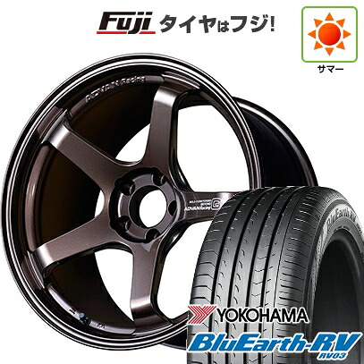 【パンク保証付き】【新品国産車用5穴114.3】 夏タイヤ ホイール4本セット 225/45R19 ヨコハマ ブルーアース RV-03 ヨコハマ アドバンレーシング GT ビヨンド 8.5J 19インチ(送料無料)