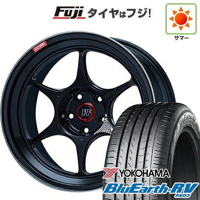 【パンク保証付き】【新品国産車用5穴114.3】 夏タイヤ ホイール4本セット 225/45R19 ヨコハマ ブルーアース RV-03 ENKEI エンケイ PerformanceLine PF06 8.5J 19インチ(送料無料) 154,550円
