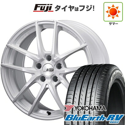 【パンク保証付き】【新品国産車用5穴114.3】 夏タイヤ ホイール4本セット 235/50R18 ヨコハマ ブルーアース RV-03 SSR ライナー タイプ10モノブロック 8.5J 18インチ(送料無料)｜フジコーポレーション