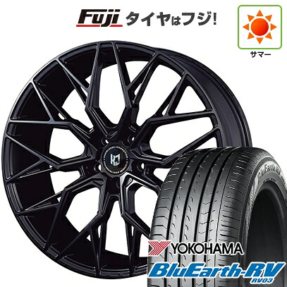 【パンク保証付き】【新品国産車用5穴114.3】 夏タイヤ ホイール4本セット 245/40R20 ヨコハマ ブルーアース RV-03 コーセイ レヴゲイン LM51X 8.5J 20インチ(送料無料)|フジコーポレーション