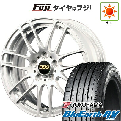 【パンク保証付き】【新品国産車用5穴114.3】 夏タイヤ ホイール4本セット 205/60R16 ヨコハマ ブルーアース RV-03 BBS JAPAN RE-L2 7J 16インチ(送料無料)
