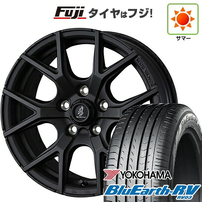【パンク保証付き】【新品国産車用5穴114.3】 夏タイヤ ホイール4本セット 225/50R18 ヨコハマ ブルーアース RV-03 WEDS ウェッズアドベンチャー マッドヴァンス SD 7.5J 18インチ(送料無料)