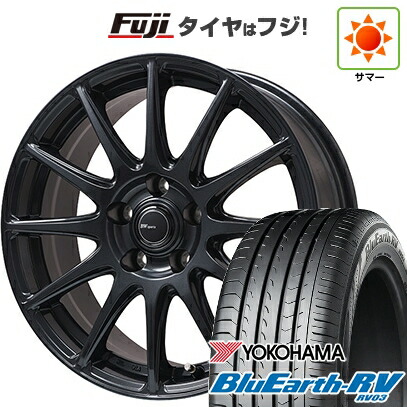 【パンク保証付き】【新品国産車用5穴114.3】 夏タイヤ ホイール4本セット 215/65R16 ヨコハマ ブルーアース RV-03 ビッグウエイ BWスポーツ S-120 ダークガンメタ 6.5J 16インチ(送料無料)｜フジコーポレーション