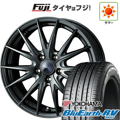 【パンク保証付き】【新品国産車用5穴114.3】 夏タイヤ ホイール4本セット 235/50R18 ヨコハマ ブルーアース RV-03 WEDS ウェッズ ヴェルバ スポルトII 7.5J 18インチ(送料無料)｜フジコーポレーション