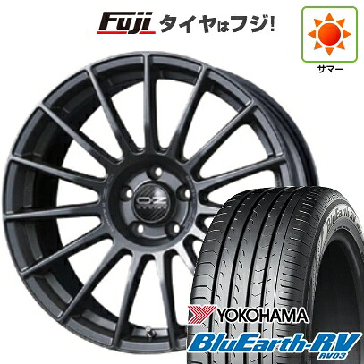 【パンク保証付き】【新品国産車用5穴114.3】 夏タイヤ ホイール4本セット 225/45R19 ヨコハマ ブルーアース RV-03 OZ スーパーツーリズモ LM 8.5J 19インチ(送料無料)|フジコーポレーション