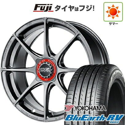 【パンク保証付き】【新品国産車用5穴114.3】 夏タイヤ ホイール4本セット 225/60R17 ヨコハマ ブルーアース RV-03 OZ フォーミュラHLT 7.5J 17インチ(送料無料)