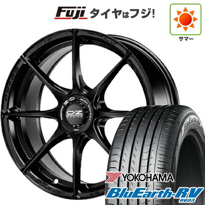 【パンク保証付き】【新品国産車用5穴100】 夏タイヤ ホイール4本セット 205/50R17 ヨコハマ ブルーアース RV-03 OZ フォーミュラHLT 7.5J 17インチ(送料無料)