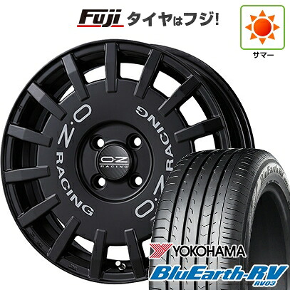 【パンク保証付き】【新品】ヤリスクロス 夏タイヤ ホイール4本セット 205/65R16 ヨコハマ ブルーアース RV-03 OZ ラリーレーシング 7J 16インチ(送料無料)