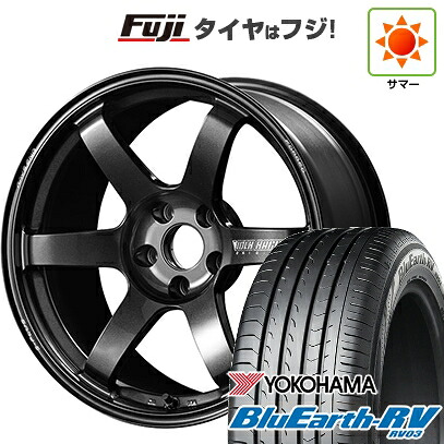 【パンク保証付き】【新品国産車用5穴114.3】 夏タイヤ ホイール4本セット 245/45R19 ヨコハマ ブルーアース RV-03 RAYS レイズ ボルクレーシング TE37 サーガ S-plus 9J 19インチ(送料無料)｜フジコーポレーション 225,450円