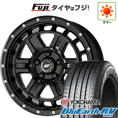 【パンク保証付き】【新品国産車用5穴114.3】 夏タイヤ ホイール4本セット 215/60R17 ヨコハマ ブルーアース RV-03 WORK ワーク クラッグ ティーグラビックII MC+ 7J 17インチ(送料無料)｜フジコーポレーション