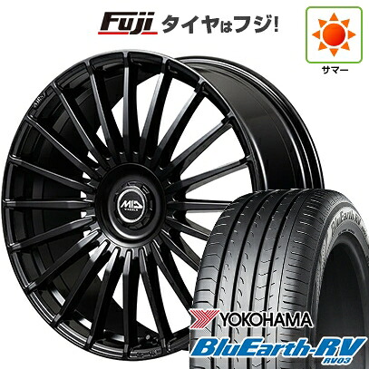 【パンク保証付き】【新品国産車用5穴100】 夏タイヤ ホイール4本セット 225/60R17 ヨコハマ ブルーアース RV-03 MID WHEELS MID EXCLUSIVE 020F 7J 17インチ(送料無料)
