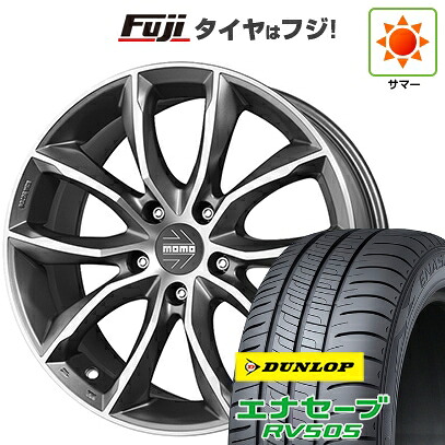 【新品国産車用5穴100】 夏タイヤ ホイール4本セット 205/55R16 ダンロップ エナセーブ RV505 モモ スクリームジェットEVO 7J 16インチ(送料無料)｜フジコーポレーション