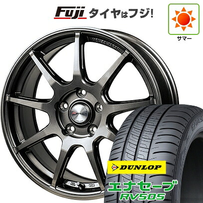 【新品国産車用5穴114.3】 夏タイヤ ホイール4本セット 215/45R18 ダンロップ エナセーブ RV505 モンツァ Rバージョン FS99 8J 18インチ(送料無料)