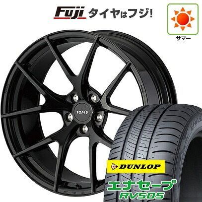 【新品国産車用5穴114.3】 夏タイヤ ホイール4本セット 245/40R19 ダンロップ エナセーブ RV505 TOMS トムス(トヨタ車専用) TWF03 8.5J 19インチ(送料無料)｜フジコーポレーション