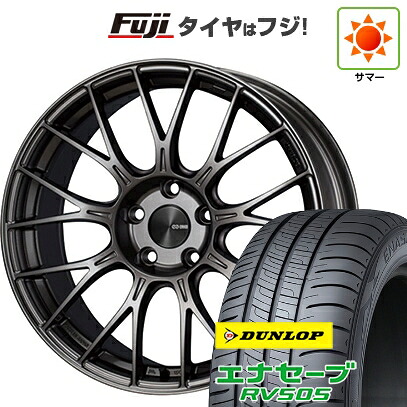 【新品国産車用5穴100】 夏タイヤ ホイール4本セット 245/45R19 ダンロップ エナセーブ RV505 ENKEI エンケイ PerformanceLine PFM1 8J 19インチ(送料無料)