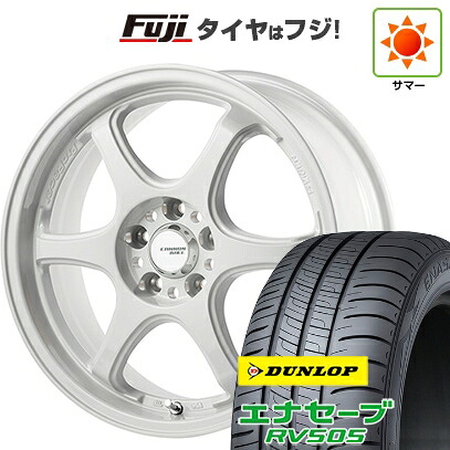 【新品国産車用5穴114.3】 夏タイヤ ホイール4本セット 215/45R18 ダンロップ エナセーブ RV505 ゴジゲン PROレーサー キャノンボール 7.5J 18インチ(送料無料)