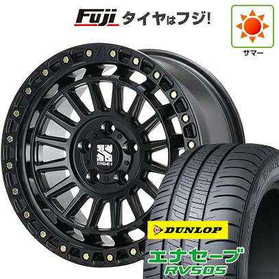 【新品国産車用5穴114.3】 夏タイヤ ホイール4本セット 225/60R17 ダンロップ エナセーブ RV505 MLJ エクストリームJ XJ08 7.5J 17インチ(送料無料)｜フジコーポレーション